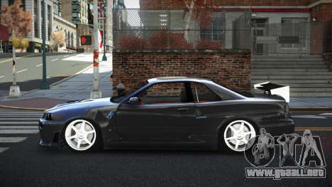 Nissan Skyline R34 Hustek para GTA 4