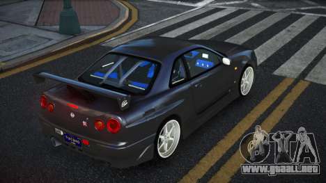 Nissan Skyline R34 Ruyuzo para GTA 4