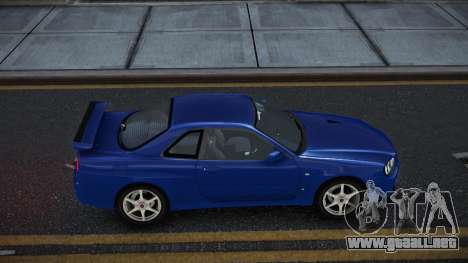 Nissan Skyline R34 Ganleen para GTA 4