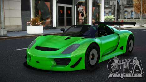 Porsche 918 Taniqik para GTA 4