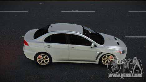 Mitsubishi Lancer Evolution X Ruta para GTA 4