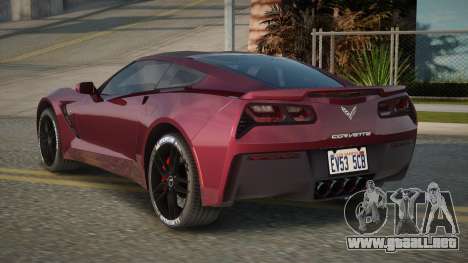 Chevrolet Corvette Z51 C7 14th para GTA San Andreas