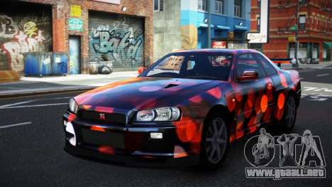 Nissan Skyline R34 Conia S6 para GTA 4