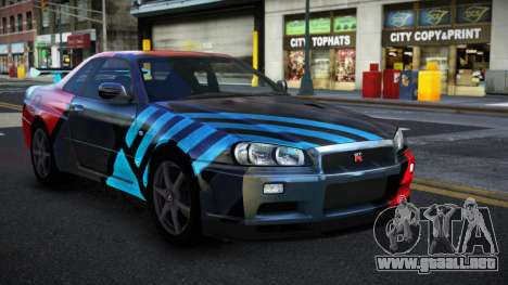 Nissan Skyline R34 Conia S9 para GTA 4