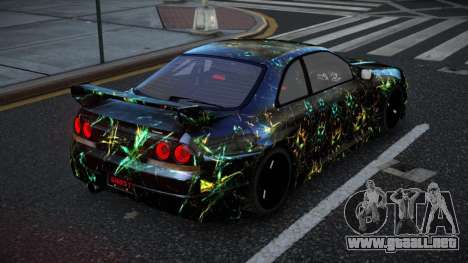 Nissan Skyline R33 Alsonry S11 para GTA 4