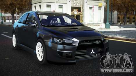 Mitsubishi Lancer Evolution X Qohuqabu para GTA 4