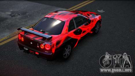 Nissan Skyline R34 Conia S12 para GTA 4