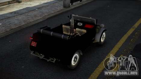 Volkswagen Kubelwagen Saqizodu para GTA 4