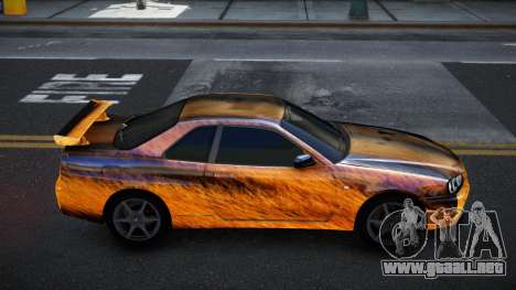 Nissan Skyline R34 Conia S7 para GTA 4