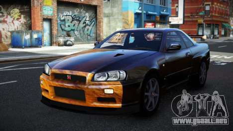 Nissan Skyline R34 Conia S7 para GTA 4
