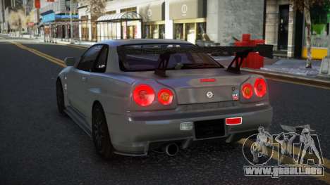 Nissan Skyline R34 Azox para GTA 4