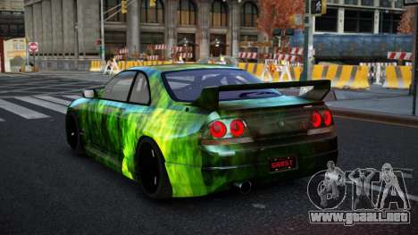 Nissan Skyline R33 Alsonry S14 para GTA 4