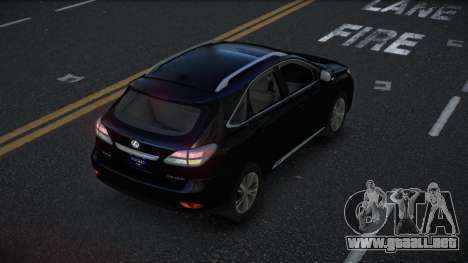 Lexus RX450H Giskax para GTA 4