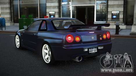 Nissan Skyline R34 Betkam para GTA 4