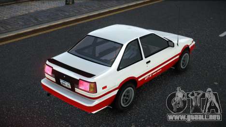 Toyota AE86 Toutu para GTA 4