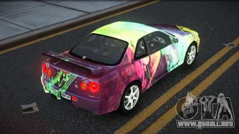 Nissan Skyline R34 Ganleen S7 para GTA 4
