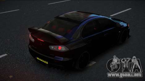Mitsubishi Lancer Evolution X Tuwcig para GTA 4