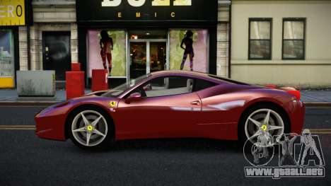 Ferrari 458 Gably para GTA 4