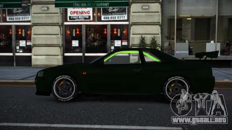 Nissan Skyline R34 Devyem para GTA 4