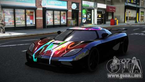 Koenigsegg Agera Nixak S8 para GTA 4