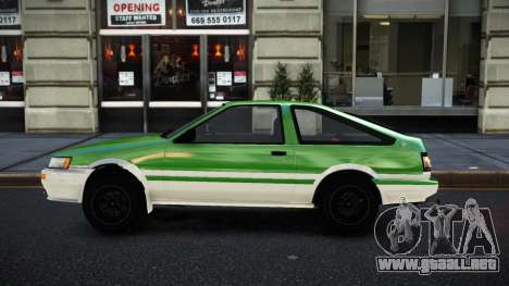 Toyota AE86 Vuwyeli para GTA 4