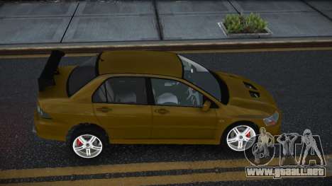 Mitsubishi Lancer Evolution VII Bocgan para GTA 4