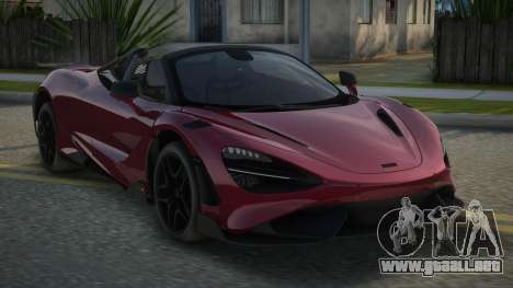 McLaren 765LT Spider para GTA San Andreas