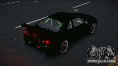 Nissan Skyline R34 Devyem para GTA 4