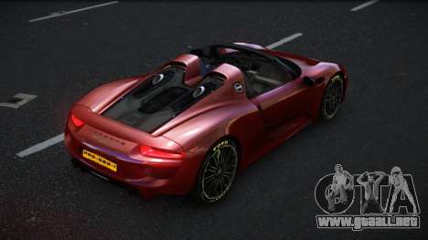 Porsche 918 Cormujejo para GTA 4