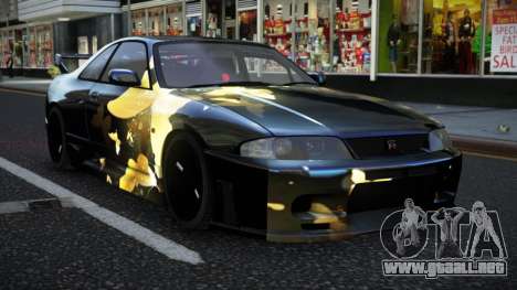Nissan Skyline R33 Alsonry S10 para GTA 4