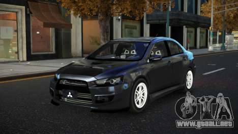 Mitsubishi Lancer Evolution X Qohuqabu para GTA 4