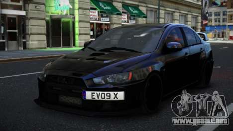 Mitsubishi Lancer Evolution X Tuwcig para GTA 4