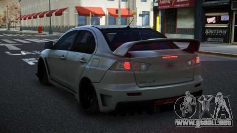 Mitsubishi Lancer Evolution X Bojino para GTA 4