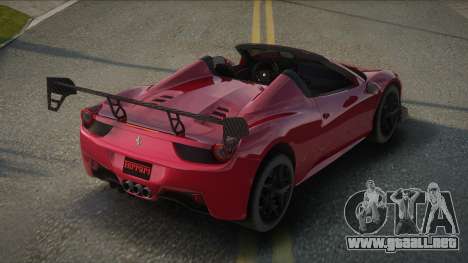 Ferrari 458 Jugany para GTA San Andreas