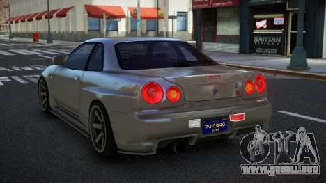 Nissan Skyline R34 Mifureci para GTA 4