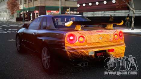 Nissan Skyline R34 Conia S7 para GTA 4