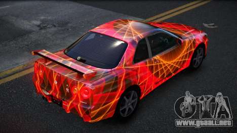 Nissan Skyline R34 Conia S13 para GTA 4