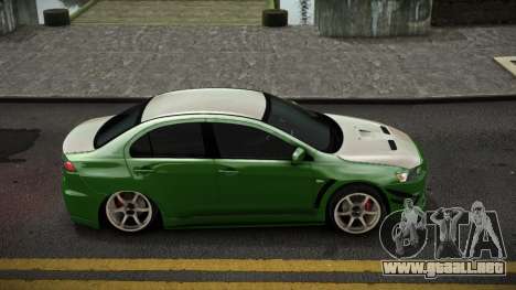 Mitsubishi Lancer Evolution X Ebaq para GTA 4