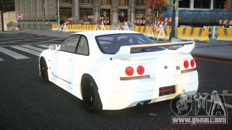 Nissan Skyline R33 Alsonry S7 para GTA 4