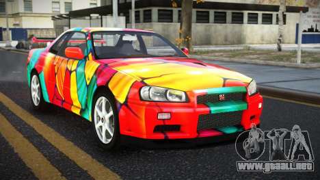 Nissan Skyline R34 Ganleen S11 para GTA 4