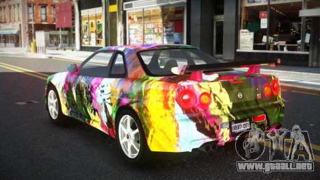 Nissan Skyline R34 Ganleen S4 para GTA 4