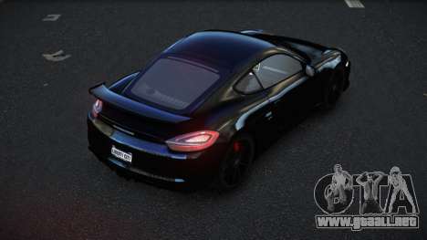 Porsche Cayman GT4 Soladon para GTA 4