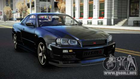 Nissan Skyline R34 Qiuto para GTA 4