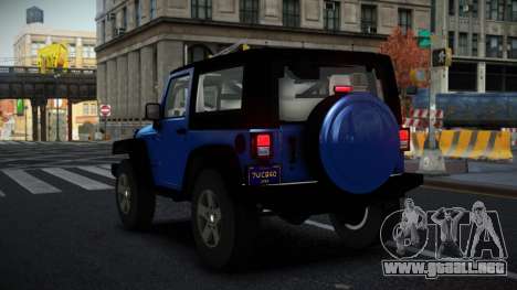 Jeep Wrangler Lacku para GTA 4