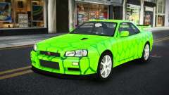 Nissan Skyline R34 Ganleen S8 para GTA 4