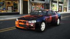 Nissan Skyline R34 Ganleen S14 para GTA 4