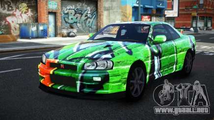 Nissan Skyline R34 Conia S1 para GTA 4