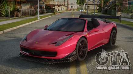 Ferrari 458 Jugany para GTA San Andreas