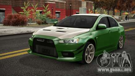 Mitsubishi Lancer Evolution X Ebaq para GTA 4