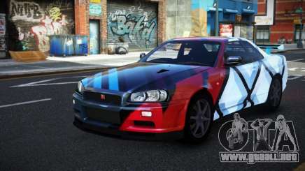 Nissan Skyline R34 Conia S9 para GTA 4